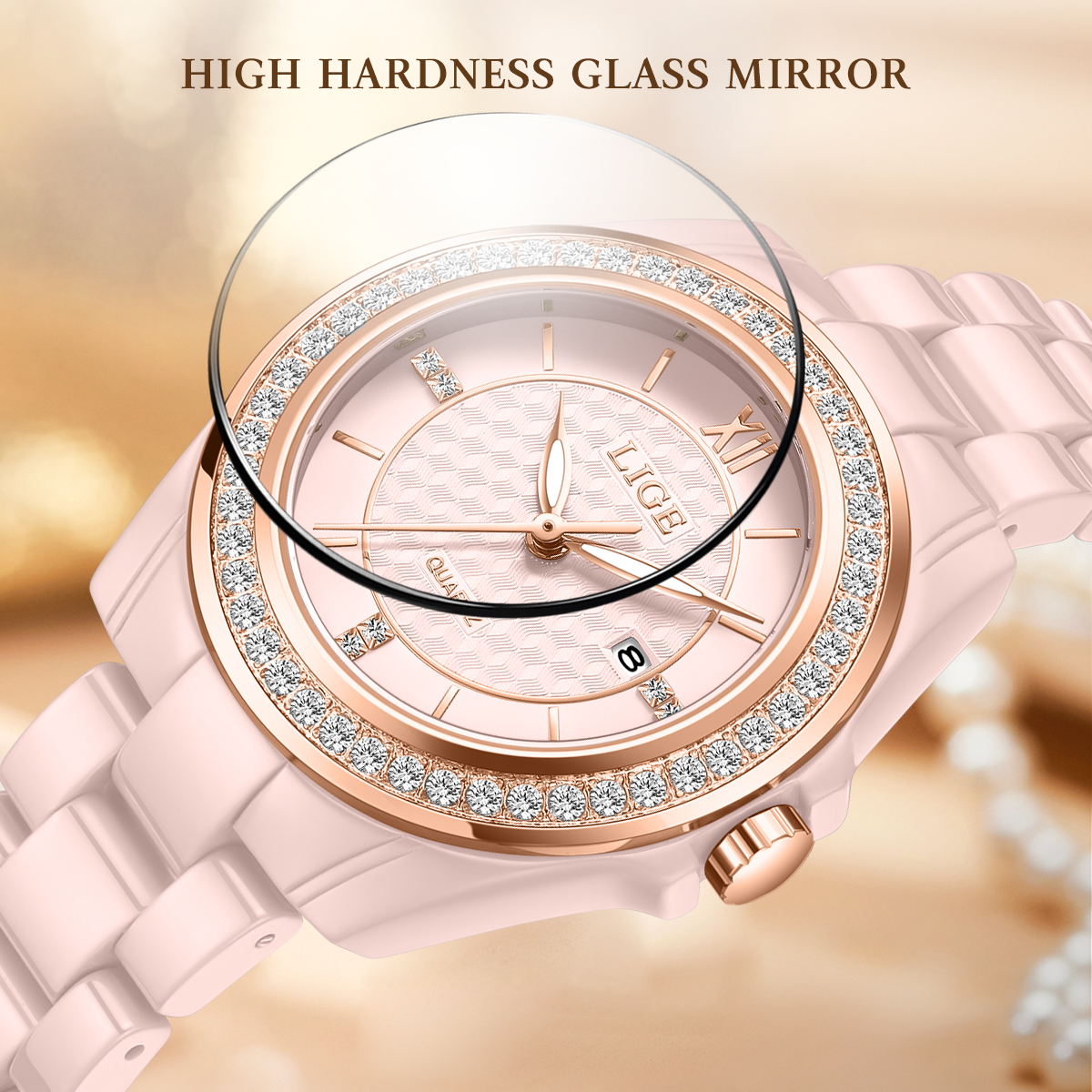 LIGE 2026 TOP Women's wristwat - Luxury Ceramic Watch incelemesi ve fiyatı