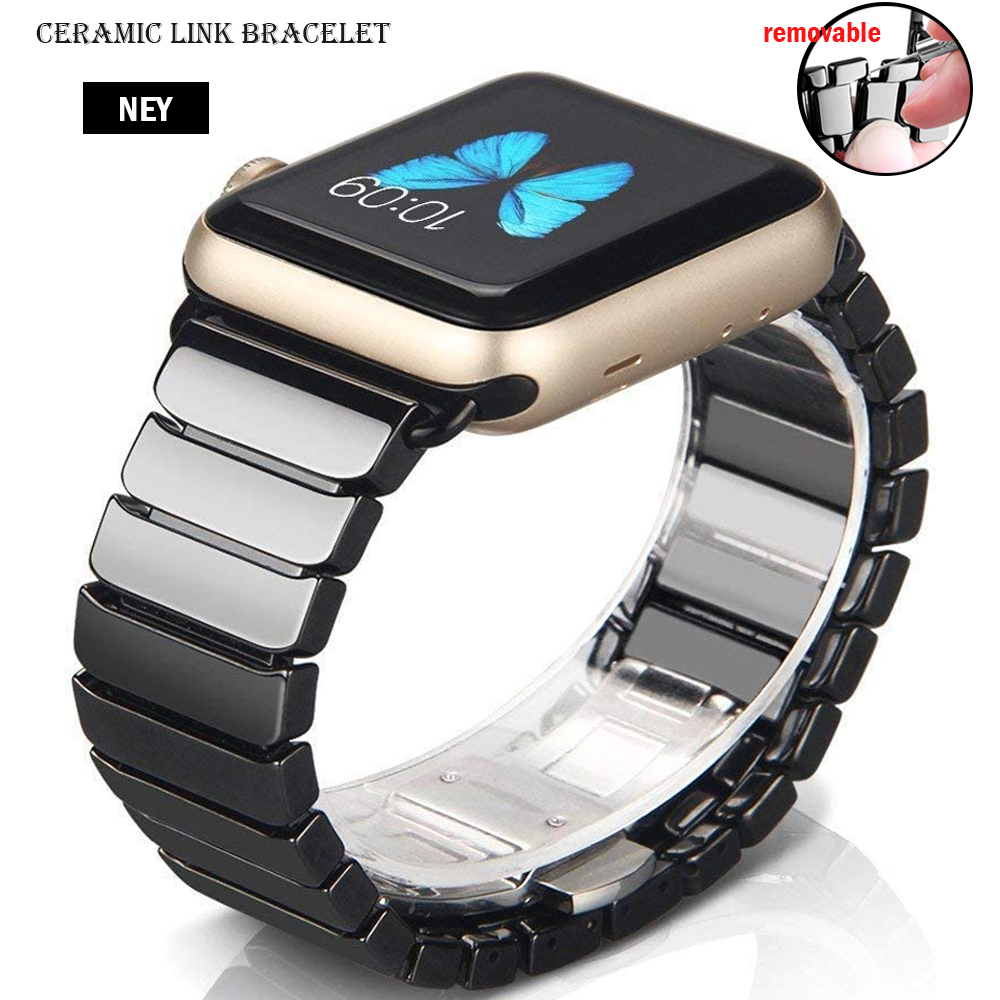 Ceramic Link bracelet for Appl - Smartwatch Luxury Watches For Women incelemesi ve fiyatı