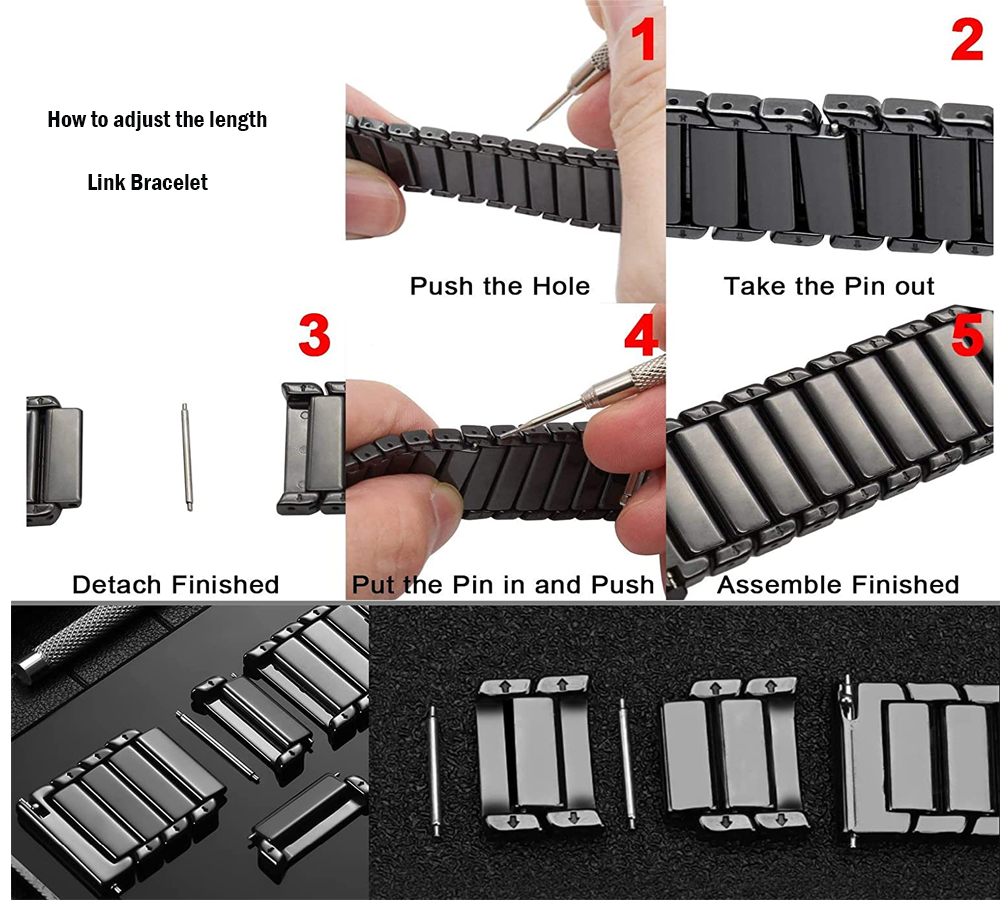 Ceramic Link bracelet for Appl - Smartwatch Luxury Watches For Women incelemesi ve fiyatı