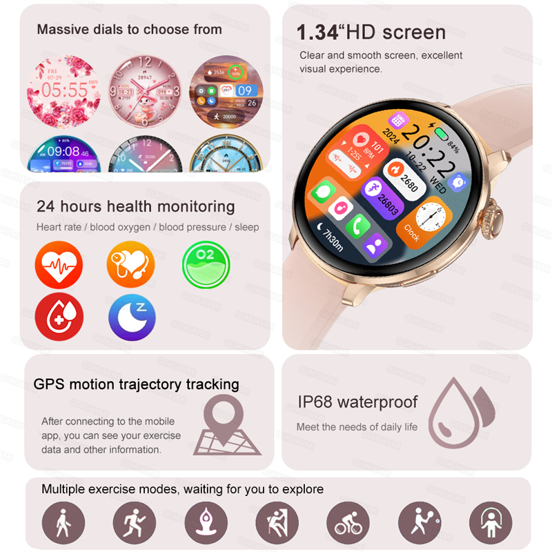 2026 New Lady Fashion Smart Wa - Smartwatch Ladies Watches For Women incelemesi ve fiyatı