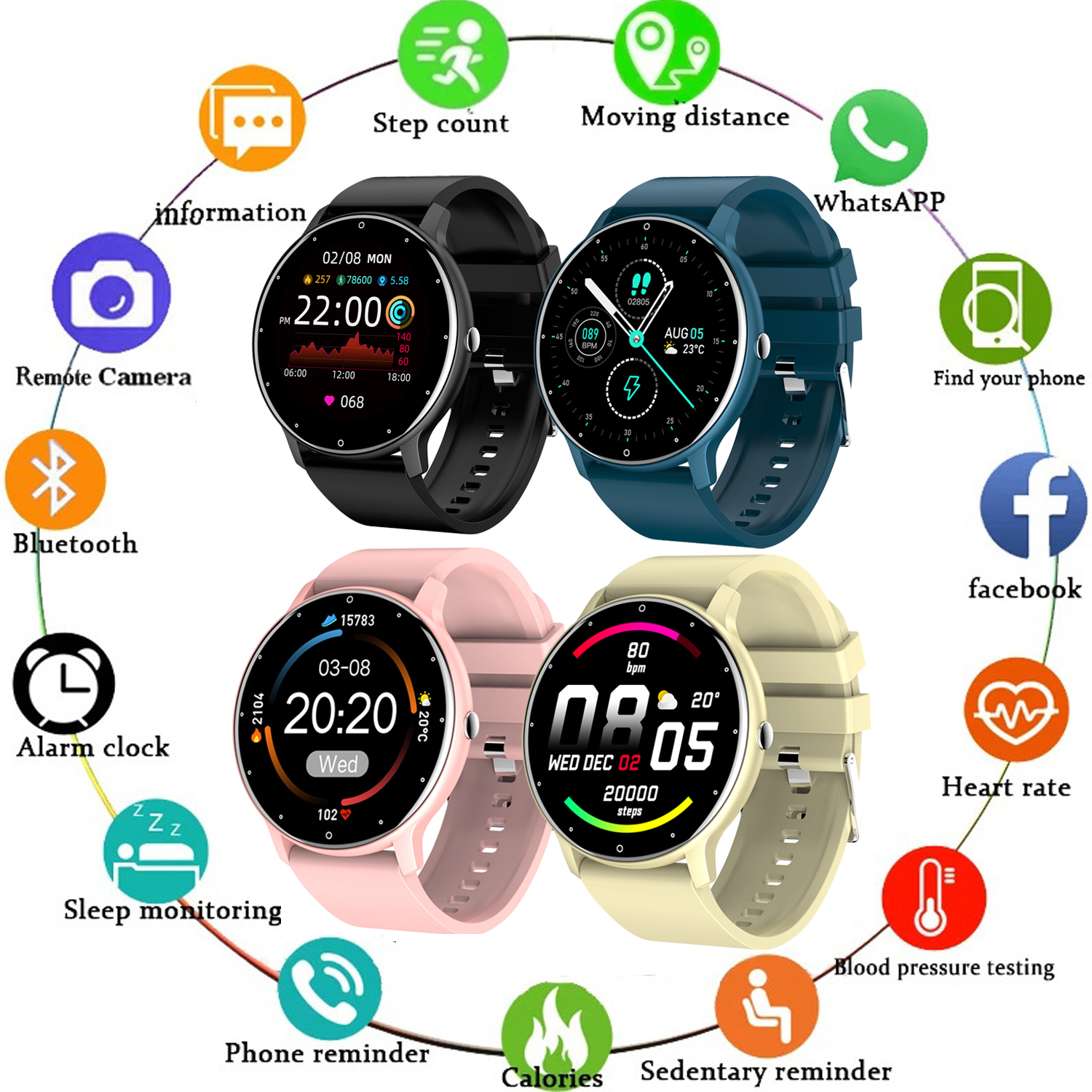 Slim Smart Watch Women Men Ful - Smartwatch Slim Watches For Men incelemesi ve fiyatı