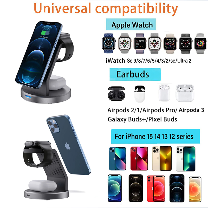 3 In 1 Wireless Charger Stand  - Iwatch Smartwatch incelemesi ve fiyatı
