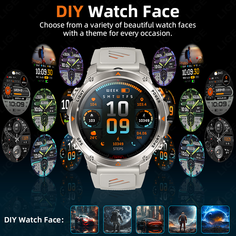 LIGE Rugged GPS Track Smart Wa - Watch Smartwatch incelemesi ve fiyatı