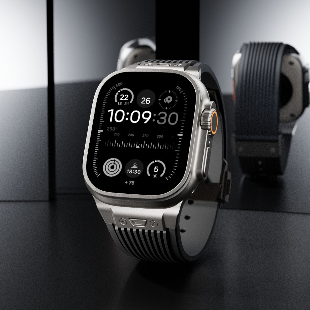 Silicone Strap for Apple watch - Smartwatch Slim Watches For Men incelemesi ve fiyatı