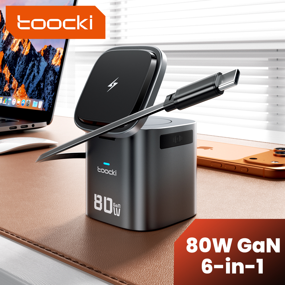 Toocki 80W 6-in-1 GaN Charging - Iwatch Smartwatch incelemesi ve fiyatı