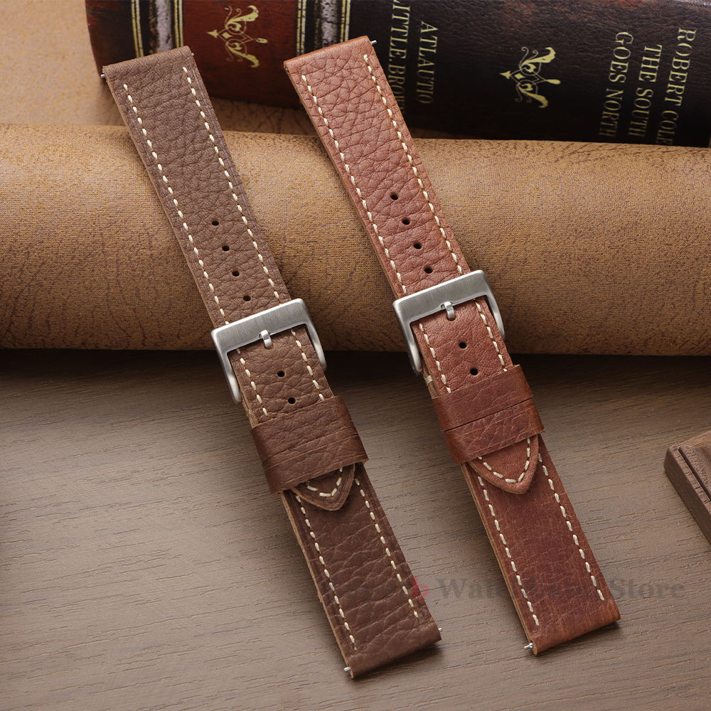Cowhide Watch Band 20mm 22mm 2 - Omega Watches Smartwatch incelemesi ve fiyatı