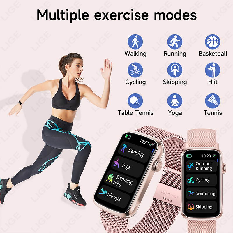 LIGE 1.47'' Smart Watch Women  - Smartwatch Ladies Watches For Women incelemesi ve fiyatı