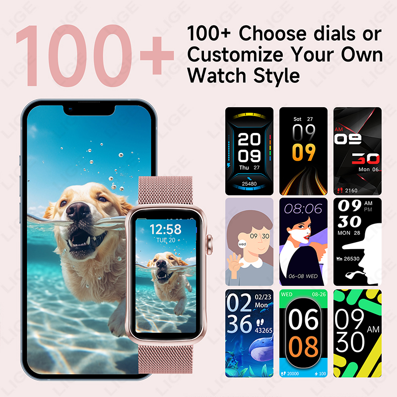 LIGE 1.47'' Smart Watch Women  - Smartwatch Ladies Watches For Women incelemesi ve fiyatı