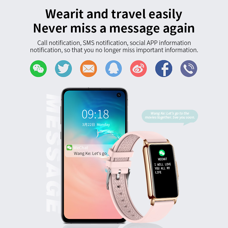For Android IOS Smart Bracelet - Smartwatch Ladies Watches For Women incelemesi ve fiyatı