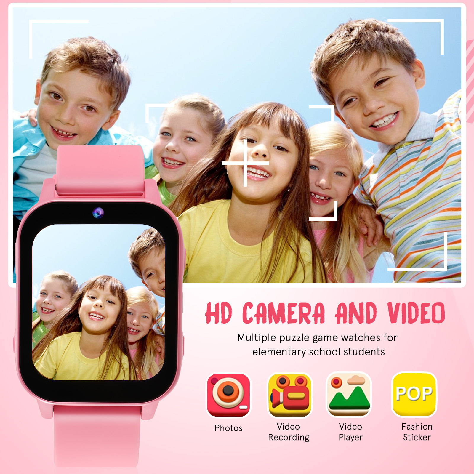 Kids Smart Watch with Educatio - Smartwatch Digital Watches For Kid Girl incelemesi ve fiyatı