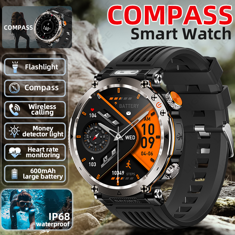 New Military Outdoor Smartwatc - Watch Smartwatch incelemesi ve fiyatı