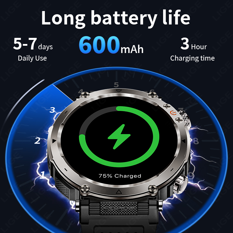 New Military Outdoor Smartwatc - Watch Smartwatch incelemesi ve fiyatı