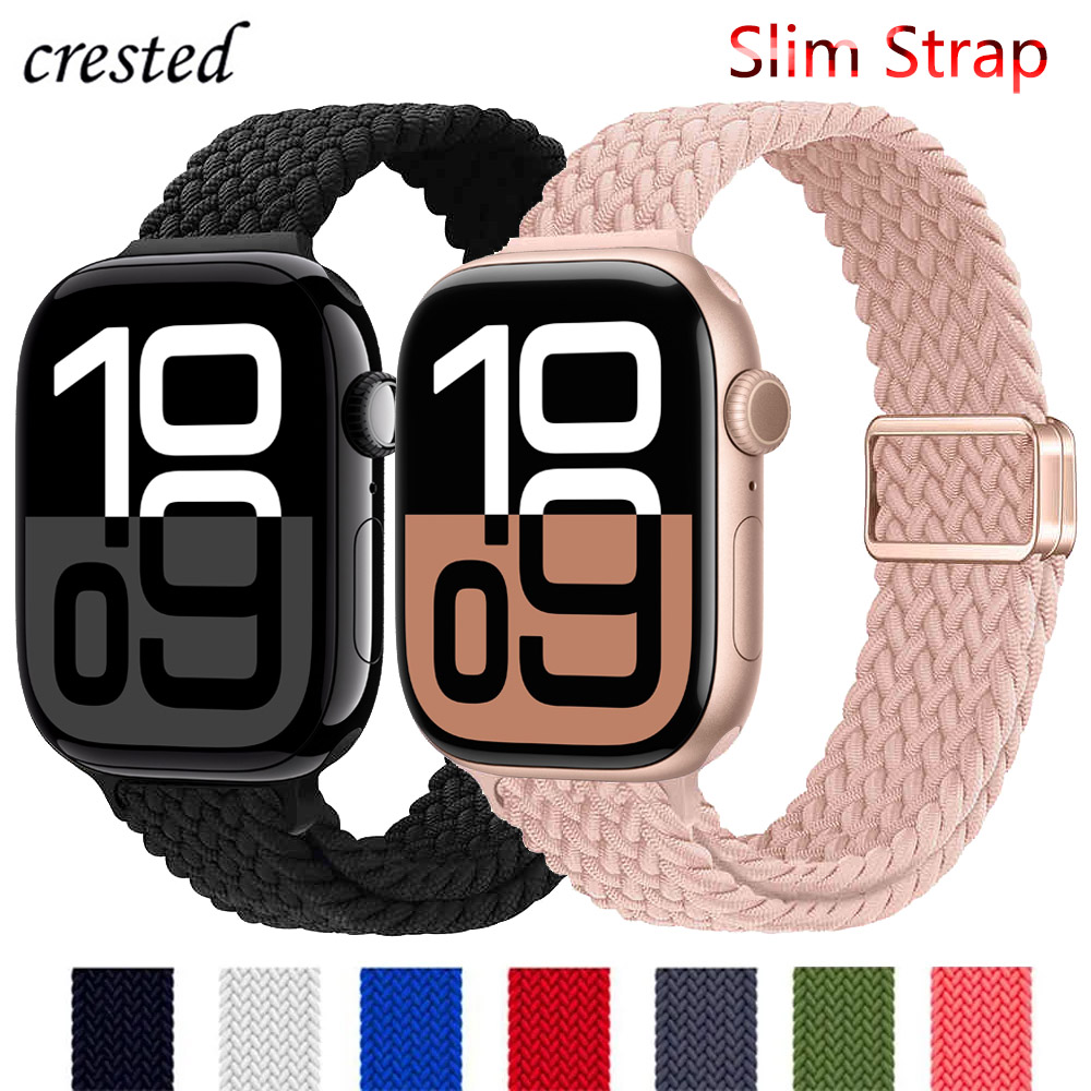 Slim Braided Straps For Apple  - Smartwatch Slim Watches For Men incelemesi ve fiyatı