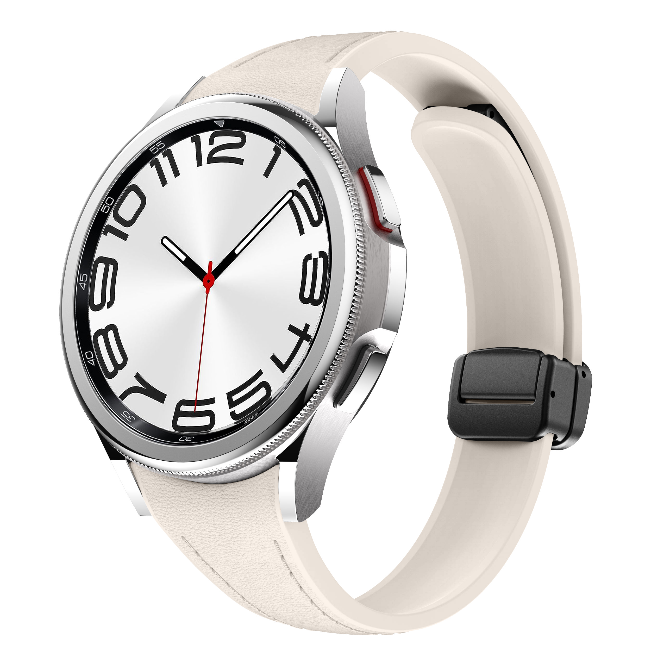 Genuine Leather+silicone Strap - Smartwatch Slim Watches For Men incelemesi ve fiyatı