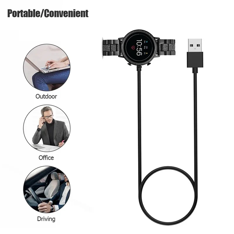 1M USB Magnetic Fast Charger D - Fossil Watches Smartwatch Gen 5 incelemesi ve fiyatı