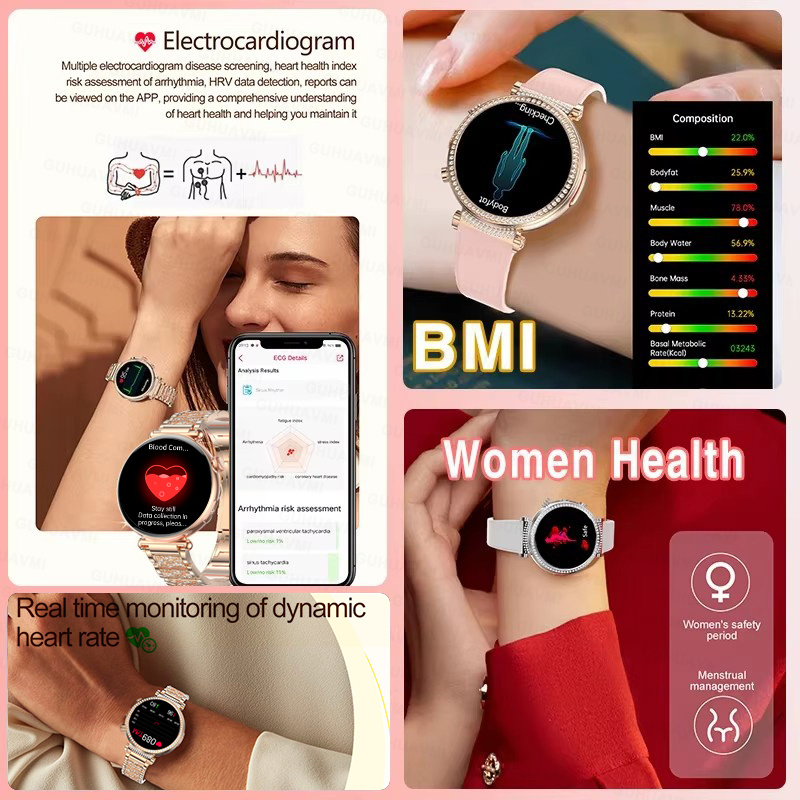 Smart Watch for Women Men PPG+ - Smartwatch Ladies Watches For Women incelemesi ve fiyatı