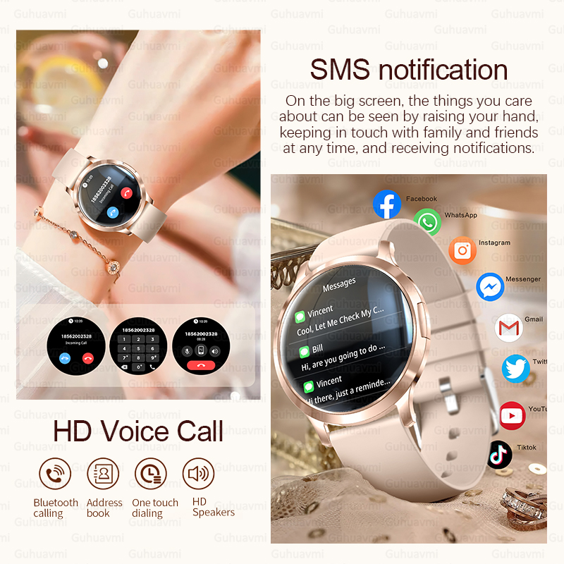 2025 New Smart Watch Women 1.3 - Smartwatch Luxury Watches For Women incelemesi ve fiyatı