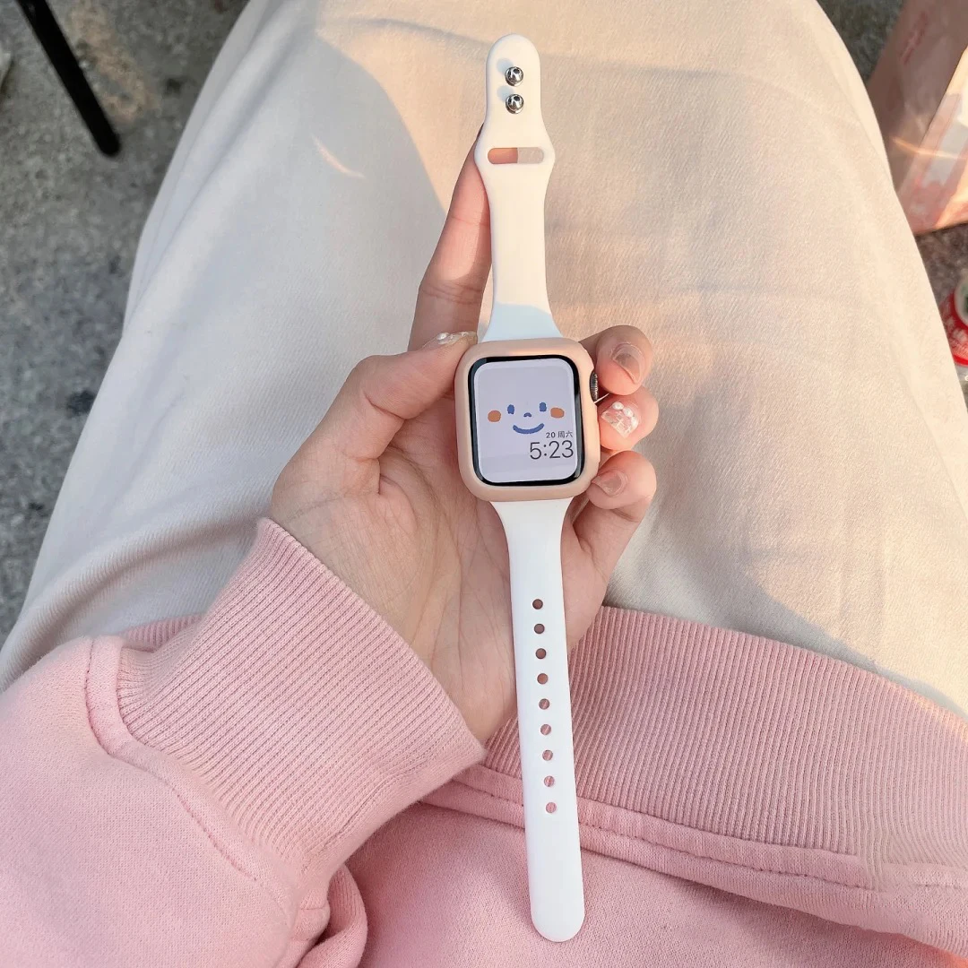 Slim Silicone strap for Apple  - Smartwatch Slim Watches For Men incelemesi ve fiyatı