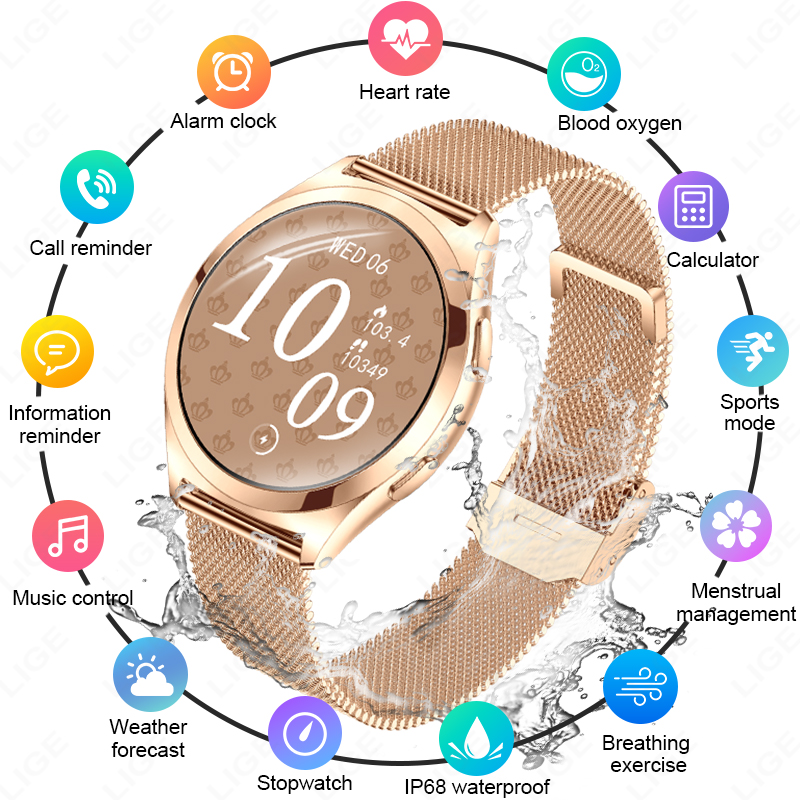 LIGE Luxury Smart Watch For Wo - Smartwatch Luxury Watches For Women incelemesi ve fiyatı