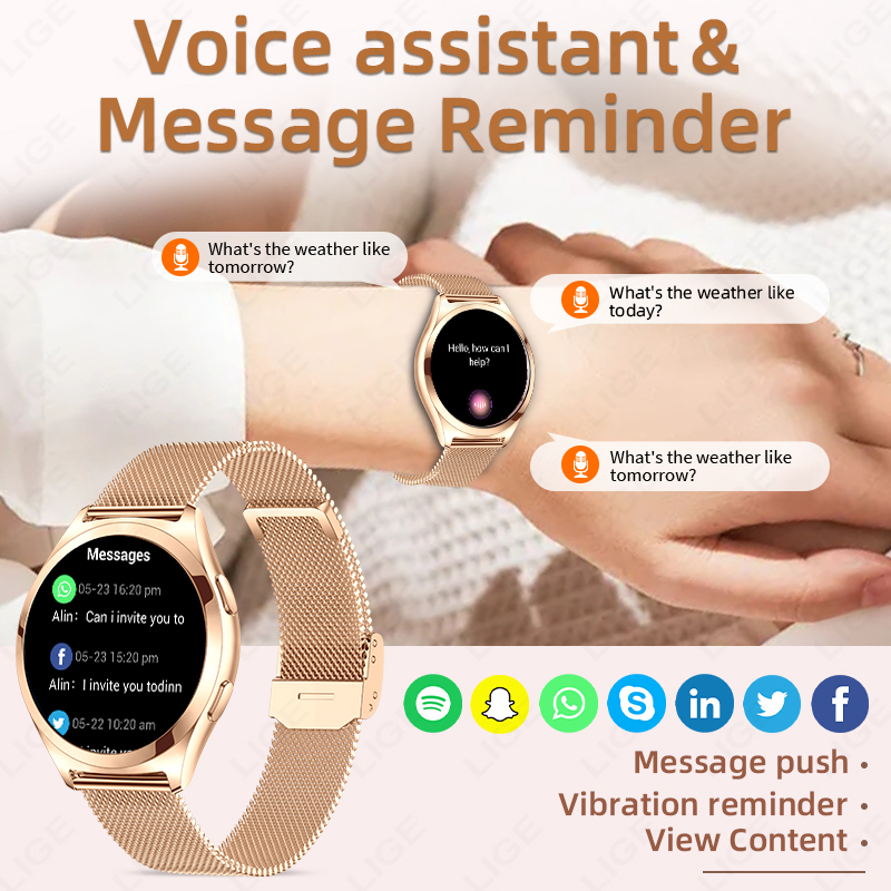 LIGE Luxury Smart Watch For Wo - Smartwatch Luxury Watches For Women incelemesi ve fiyatı
