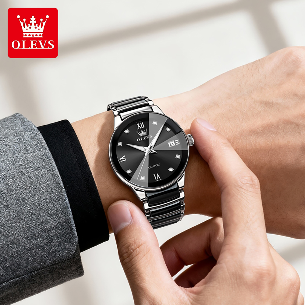 OLEVS 7114 Brand original auth - Luxury Ceramic Watch incelemesi ve fiyatı