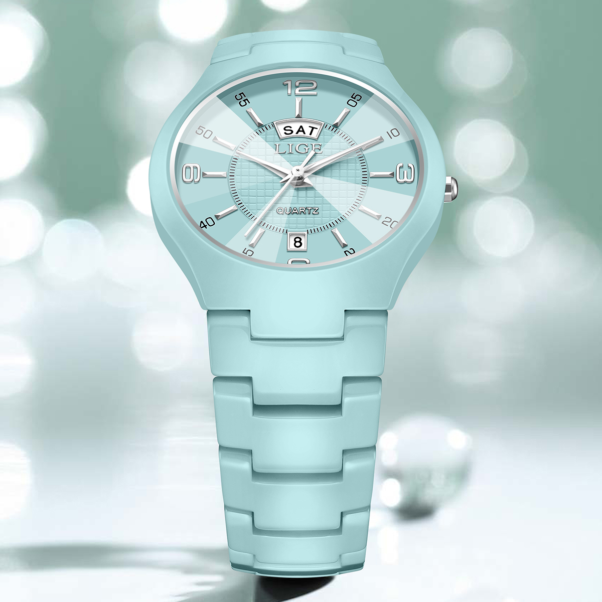 LIGE Women's wristwatch luxury - Luxury Ceramic Watch incelemesi ve fiyatı