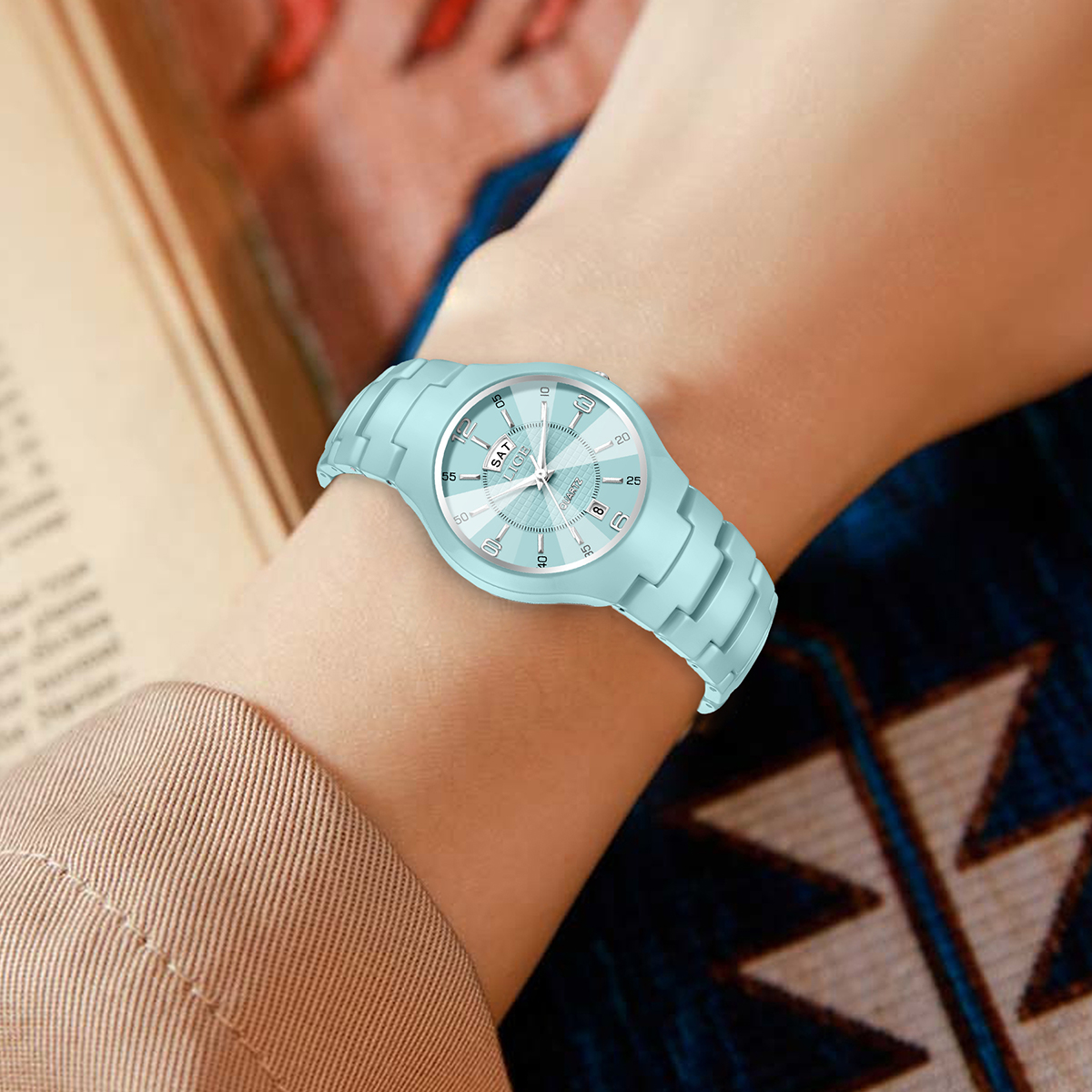 LIGE Women's wristwatch luxury - Luxury Ceramic Watch incelemesi ve fiyatı