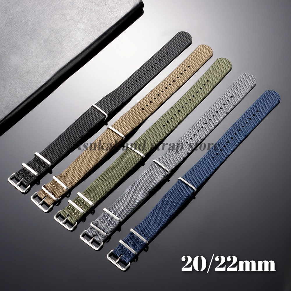 Ribbed Nylon Watch Strap 20mm  - Omega Watches Smartwatch incelemesi ve fiyatı