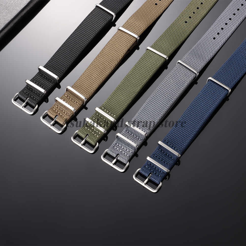 Ribbed Nylon Watch Strap 20mm  - Omega Watches Smartwatch incelemesi ve fiyatı