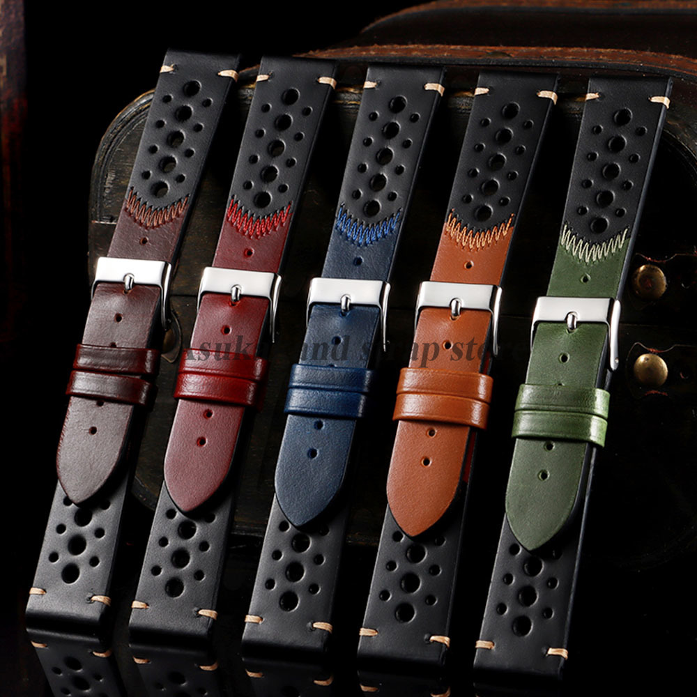 New Oil wax Leather Watch Stra - Omega Watches Smartwatch incelemesi ve fiyatı