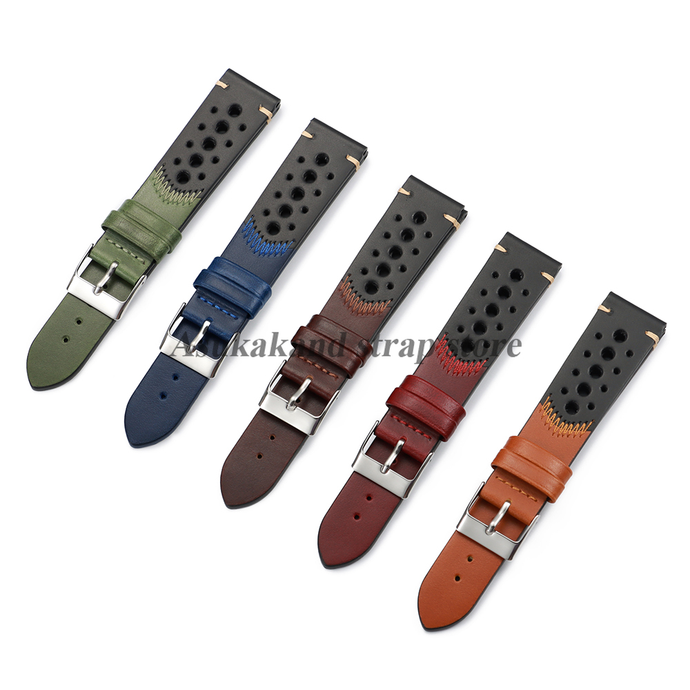 New Oil wax Leather Watch Stra - Omega Watches Smartwatch incelemesi ve fiyatı