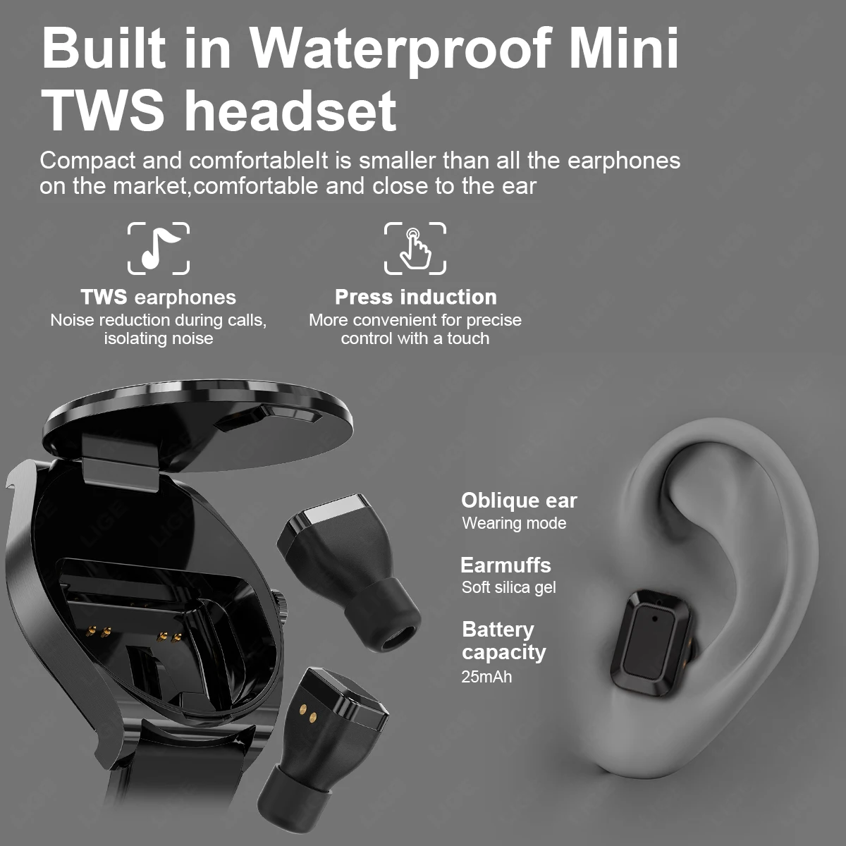 New 2-in-1 TWS Headphone Smart - Smartwatch Noise Watches For Women incelemesi ve fiyatı