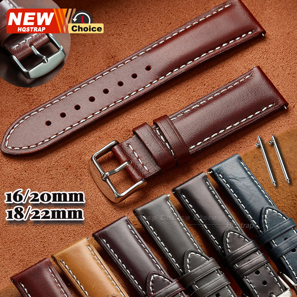 New Oil Wax Strap 16mm 18mm 20 - Omega Watches Smartwatch incelemesi ve fiyatı
