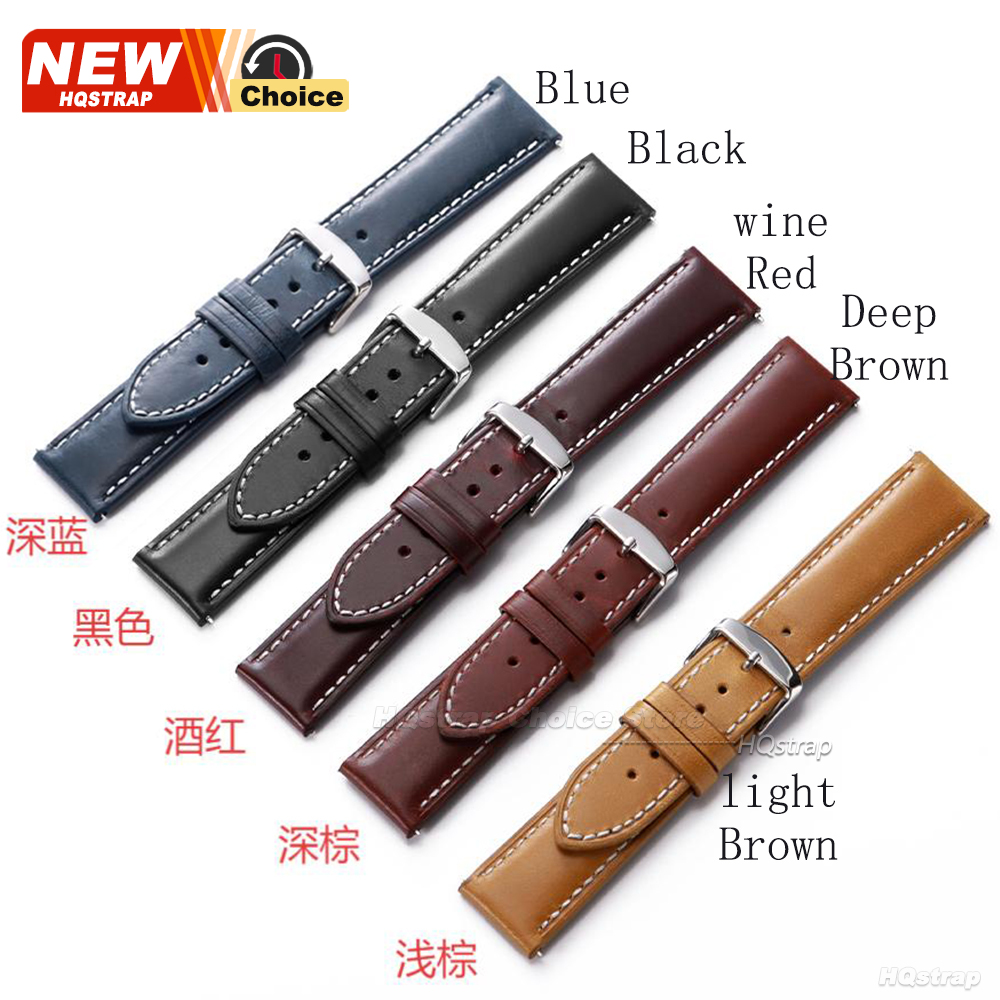 New Oil Wax Strap 16mm 18mm 20 - Omega Watches Smartwatch incelemesi ve fiyatı