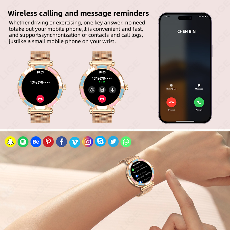 2026 LIGE Luxury Smart Watch F - Smartwatch Luxury Watches For Women incelemesi ve fiyatı