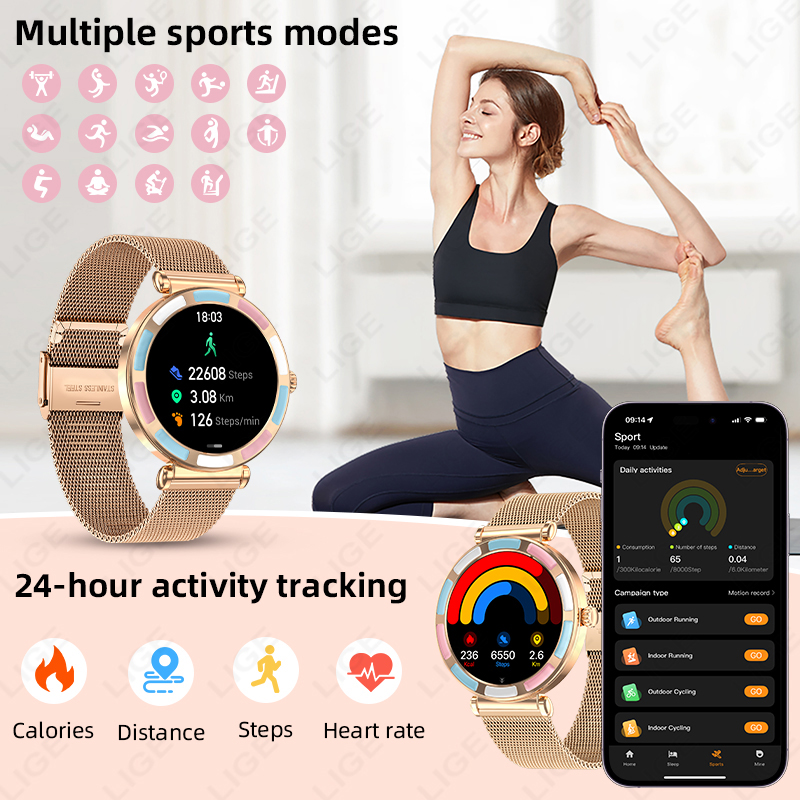 2026 LIGE Luxury Smart Watch F - Smartwatch Luxury Watches For Women incelemesi ve fiyatı