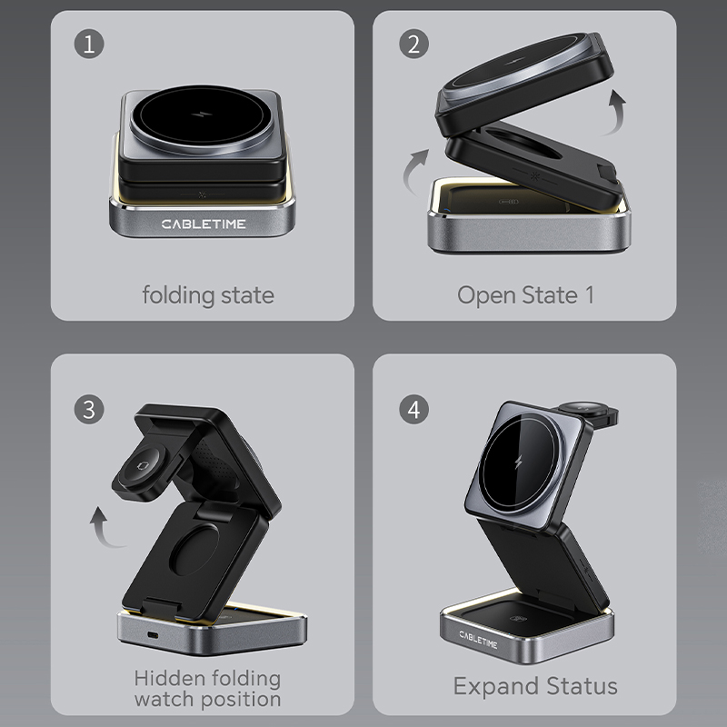CABLETIME Foldable Magnetic 3  - Iwatch Smartwatch incelemesi ve fiyatı